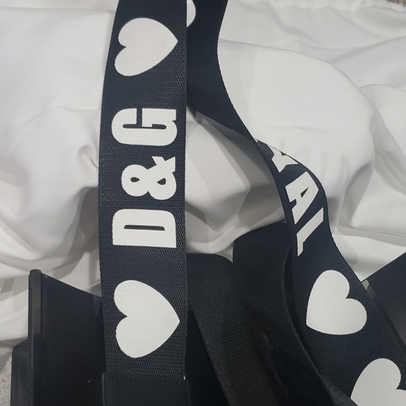 FINAL SALE Dolce & Gabbana clear black PVC bag - Picture 5 of 10